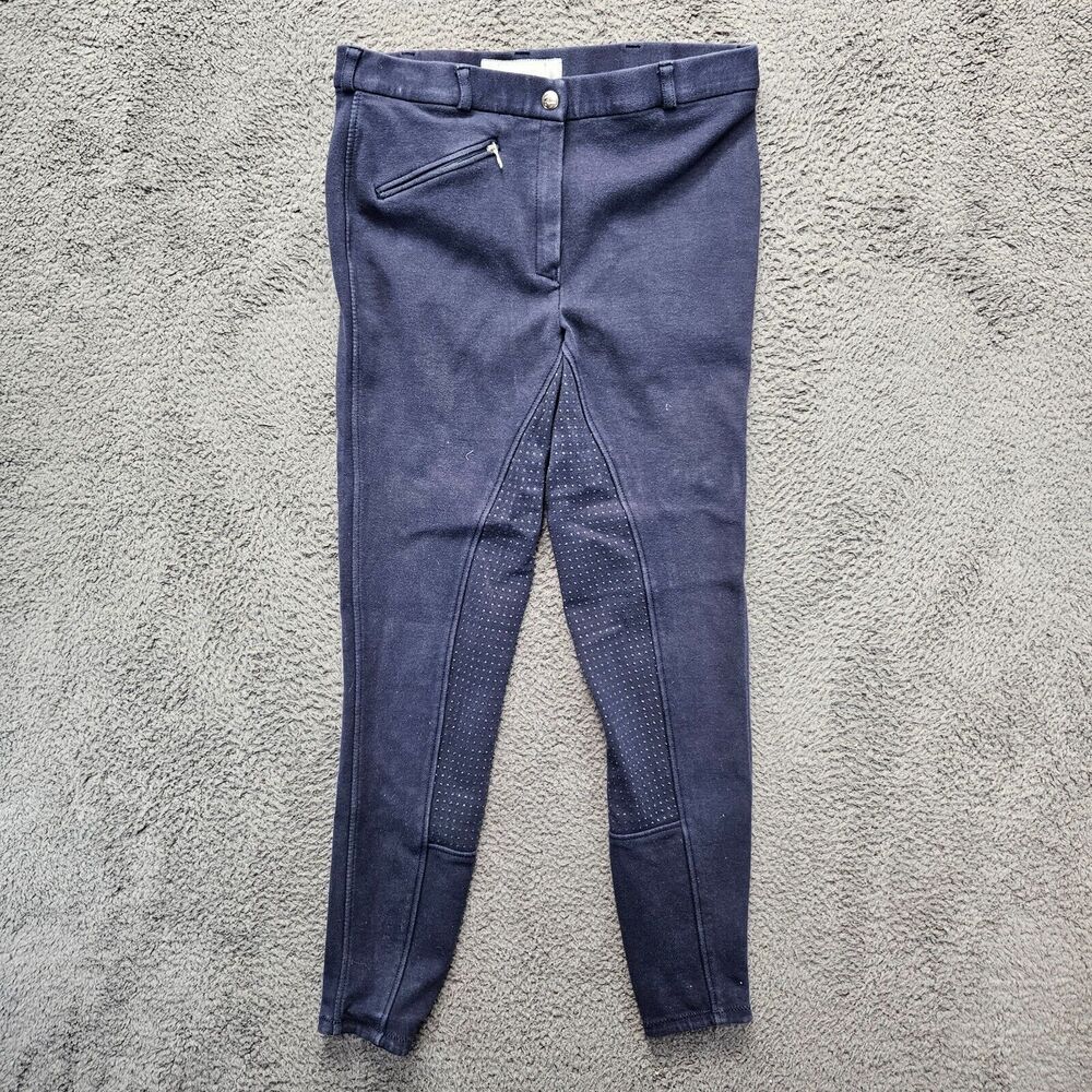 Horze Breeches Women Size 28 Navy Blue‎ Horse Riding Equestrian Pants